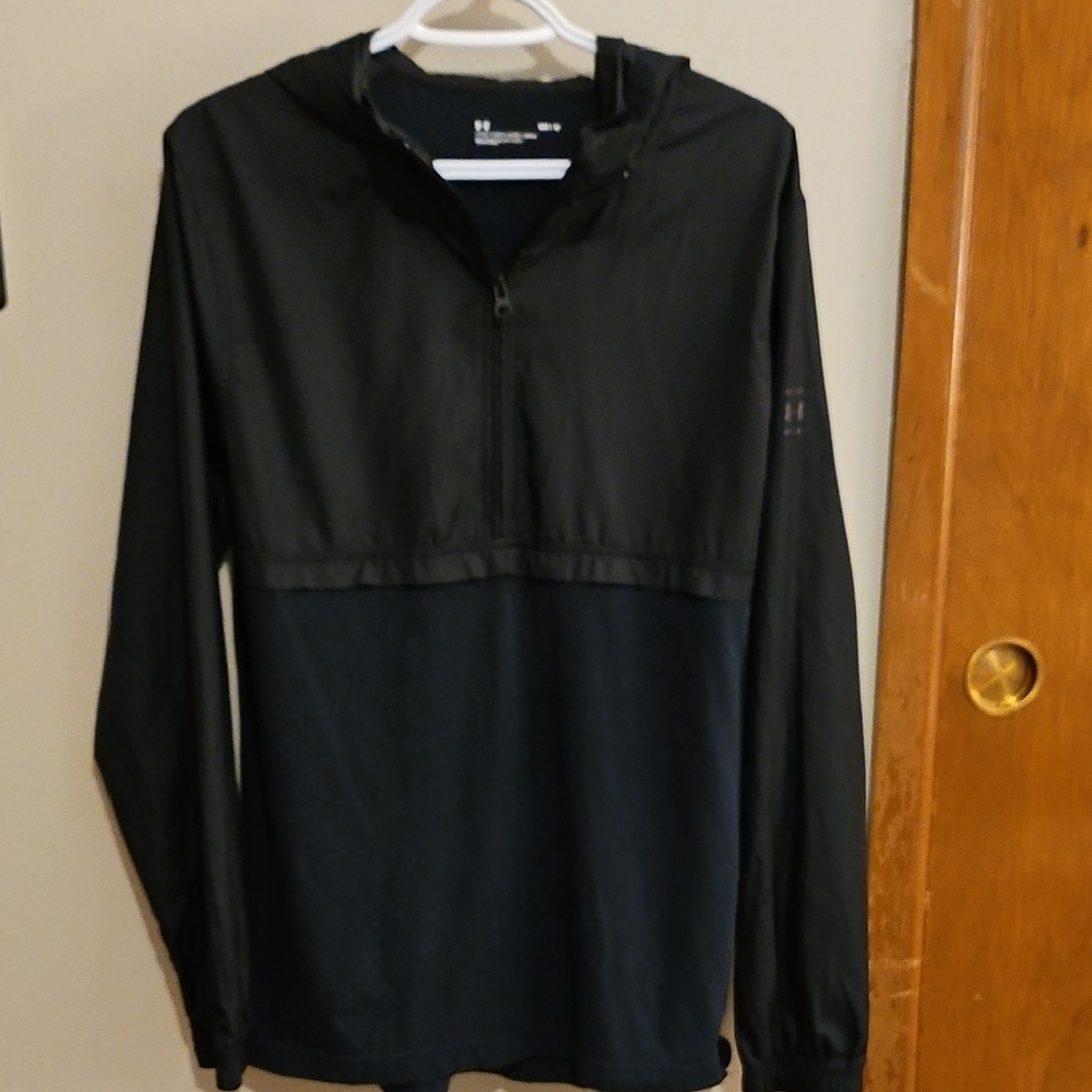 Under Armour Quarter Zip Wind Breaker Jacket Hoodie
